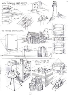 an architectural drawing shows the various parts of a house and how they are used to make it