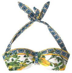 Dolce & Gabbana Multicolor Majolica Swimwear Two Piece Bikini Set Swimwear 2 Piece, Majolica Print, Swimwear Two Piece, Punk Vintage, Premium Brands, Anime Outfits, Creative Fashion