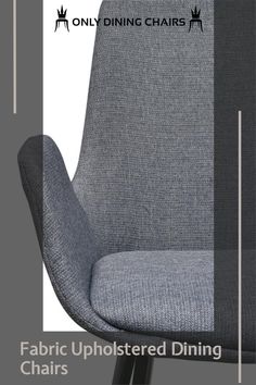 Fabric Dining Chairs Grey Dining Chairs, Scandinavian Dining, Black Dining