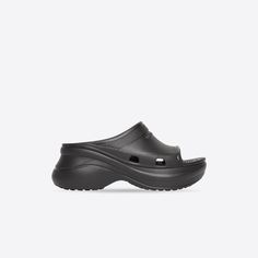 Balenciaga Crocs, Back Toning, Pool Slide, Black Balenciaga, Balenciaga Logo, Balenciaga Mens, African Jewelry, Cloth Material, Diamond Shop