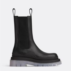 New With Dust Bag Without Box Bottega Veneta Boots, Chelsea Boots Black, White Leather Boots, Pointed Ankle Boots, Black Leather Chelsea Boots, Lug Boots, Bottega Veneta Shoes, Heeled Chelsea Boots, Tall Brown Boots