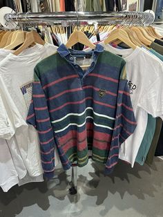 Vintage 90s Multi Color Structure Canvas Knit Striped Long Sleeve Polo Shirt S Please View All Pictures to Judge Condition and Flaws; Width: 21" Length: 27" All Sales Are Final! Feel free to message us at any questions or concerns. Thank you! 90s Polo Shirt, Vintage Polo Shirt, Long Sleeve Polo Shirt, Vintage Polo, Mens Oxfords, Long Sleeve Polo, Striped Long Sleeve, 90s Fashion, Fall Fashion