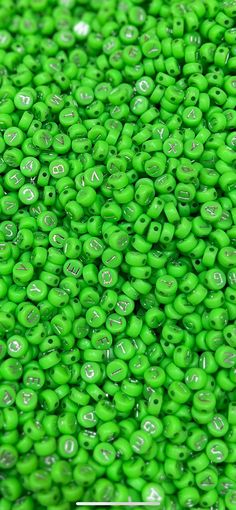 Beautiful Lime Green with Silver lettering Alphabet letter beads. 100 beads per pack  Size 7mm Hole 1mm Cheap Colorful Letter Beads, Cheap Green Necklaces With Letter Beads, Cheap Spiritual Letter Beads, Cheap Green Wristband With Letter Beads, Affordable Multicolor Letter Beads Craft Supplies, Beads Name, Beading For Kids, Letter Jewelry, Alphabet Beads