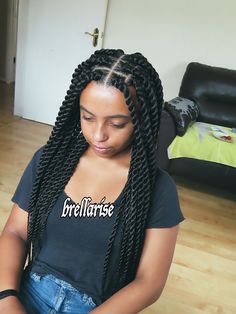 7 cornrow braids Twist Cornrows, Peekaboo Hair, Box Braids Hairstyles For Black Women, Braided Cornrow Hairstyles, Jumbo Braids, Rope Twist