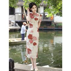 Elegant Rose Cheongsam Dress Experience elegance and sophistication in our Elegant Rose Cheongsam Dress. Featuring a stunning rose pattern, this dress exudes timeless charm. With its intricate design and flattering fit, it will elevate your style and make you stand out at any occasion. Embrace your inner beauty with this must-have dress. Size Chart (cm) Bust Waist Hip Shoulder Width Dress Length M 86 70 92 38 120 L 90 74 96 39 120 XL 94 78 100 40 120 2XL 98 82 104 41 120 3XL 102 86 108 42 120 Kawaii Swimsuit, Dark Academia Clothing, Anime Lingerie, Cottagecore Fashion, Kawaii Dress, Kawaii Accessories, Cheongsam Dress, Maid Dress, Summer Dress Outfits