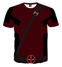 Marvel Immortal Rogue Deadpool Logo Red Suit Cosplay T-Shirt #tshirts #deadpool #superhero Deadpool Logo, Suit Cosplay, Red Suit, Trendy Collection, Tshirt Outfits, Deadpool, Tshirt Print, Sports Jersey, Marvel