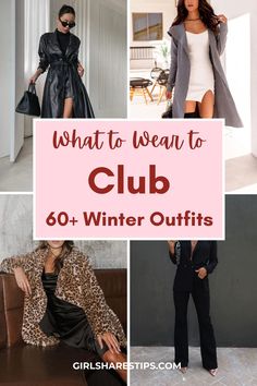 Get inspired with our collection of 60+ winter club outfits ideal for going out! Whether you prefer an elegant skirt or dressy leather pants, these trendy looks suit any occasion—from European nights to New York or Las Vegas bar hopping. Stay stylish and cozy in knee-high boots while enjoying drinks with friends. With options ranging from casual jeans to fancy jumpsuits, you'll find the perfect outfit for cold weather parties and hot winter nights alike—especially on New Year’s Eve! Club Outfits For Winter, Classy Club Outfits, Winter Club Outfits, Date Night Outfit Men, Date Night Outfits Spring, Night Out Clubbing, Date Night Outfit Romantic, Casual Night Out Outfit, Winter Club