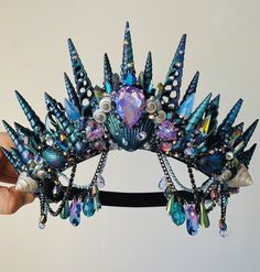 This Tiaras item by FridaFlowerCrowns has 23 favorites from Etsy shoppers. Ships from United Kingdom. Listed on May 12, 2023 Dark Siren, Seashell Tiara, Siren Costume, Mermaid Crowns, Shell Crown, Shell Crowns, Seashell Crown, Crystal Bra, Goddess Crown