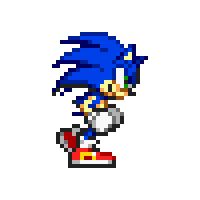 sonic the hedgehog pixel art