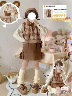 Cute Outfits Pastel, Outfits Pastel, Outfits For School, Cute Outfits For School, Character Outfits, Lolita Fashion