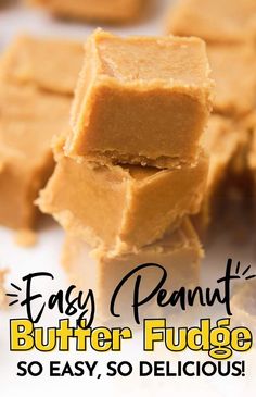 easy peanut butter fudge so easy to make, delicious and super nutritious