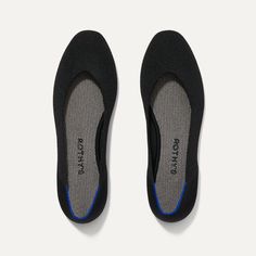 The Square in Black | Women's Shoes | Rothy's Comfortable Black Slip-on Flats, Black Synthetic Flats With Arch Support, Black Flats With Arch Support And Round Toe, Comfortable Black Flats With Rubber Sole, Black Textured Sole Slip-on Flats, Comfortable Black Flats With Textured Sole, Black Casual Flats With Arch Support, Black Slip-on Flats, Casual Black Flats With Arch Support