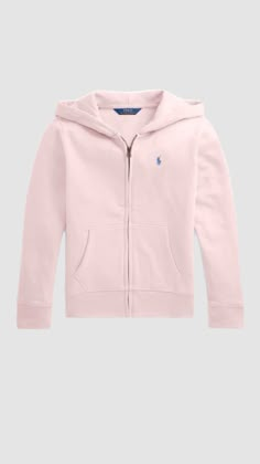 Pink Ralph Lauren, Ralph Lauren Zip, Pink Zip Up Hoodie, Ralph Lauren Purple Label, Jumper Shirt, Hoodie Girl, Pink Hoodie, Clothes Collection, Zip Up Hoodie