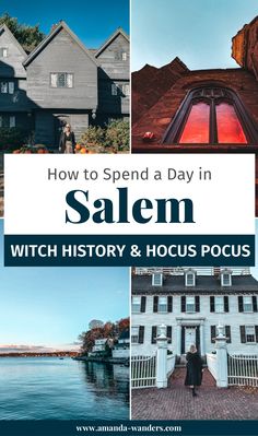 the words how to spend a day in salem, which history and hoccus focus