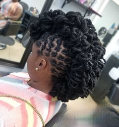 Loc Mohawk, Dreadlocks Hairstyles, Natural Hair Accessories, Faux Locs Hairstyles