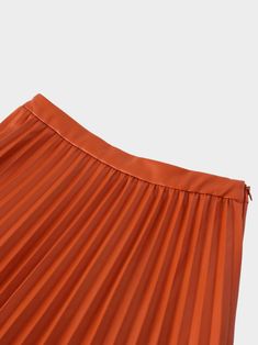 This Accordion Pleated Faux Leather Skirt-Cognac features a beautifully pleated design with a rich cognac color. Perfect for any occasion! Cognac Color, Faux Leather Skirt, Cognac, Leather Skirt, Faux Leather, Skirt, Leather, Beauty, Color