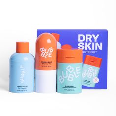 Tomorrow Buy Bubble Skincare 3-Step Hydrating Routine Bundle, for Normal to Dry Skin, Unisex, Set of 3 at Walmart.com Bubble Skincare, Sephora Skin Care, Skin Dryness, Hydrating Moisturizer, Pretty Skin Care, Skin Care Items, Bounce Back, Skin Care Kit, Gel Cleanser