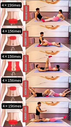 a series of pictures showing how to do the splits in different positions, with instructions for each