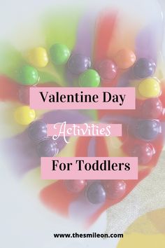 valentine's day activities for toddlers with text overlay that reads valentines day activities for toddlers