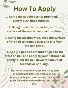 How To Apply Press Ons, How To Apply Press On Nails Step By Step, Diy Press On Nails How To Make, How To Apply Press On Nails, Apply Press On Nails, Panda Nails, Nail Packaging, Emoji Nails