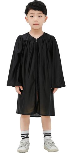 PRICES MAY VARY. Size:36 is fit for height 4'3"-4'5"(131-138cm),Max chest 35".Please note that robe's length is below your knees.If you like to ankle, please choose one or two sizes larger. Smooth non-see-through 100% shiny polyester High-quality and fluent zipper with the same color as the robe's Elegant and tidy pleats made by skilled workers Good for Church Activities or Wizard Judge Costume for Coming Halloween Judge Costume, Choir Robes, Church Activities, Choir, Special Features, Academic Dress, Top Styles, Fashion Branding, Topshop