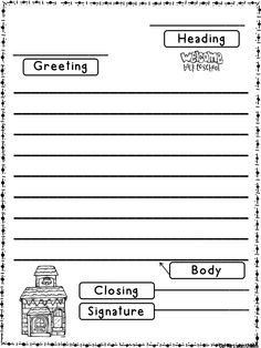 the worksheet for reading and writing with pictures on it, including an image of a