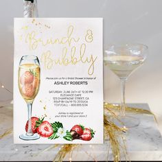 a brunch and bubbly birthday party with champagne