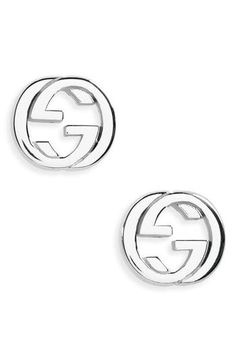 Let your design sense show in a pair of shimmering stud earrings with an iconic logo. 3/8" width Post back Sterling silver/rhodium plate Made in Italy Gucci Floral, Mini Studs, Small Earrings Studs, Iconic Logo, Cubic Zirconia Earrings, Zirconia Earrings, Threader Earrings, Diamond Hoop Earrings, Online Earrings