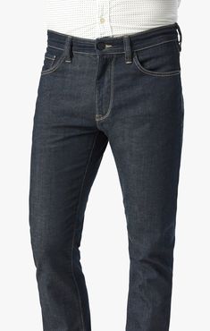 Our best-selling Charisma fit gets a contemporary upgrade with a sleek rinse wash that helps every man feel more confident. This elevated jean is cut from selvedge-inspired denim that has rivets and button details, but features superior stretch, softness, and shape retention. Designed with a relaxed straight leg that always feels easy to wear, the careful tailoring eliminates excess fabric and keeps this style looking fresh, refined, and elegant. - - - 11” Front Rise 16.5” Back Rise 25.5” Thigh Modern Selvedge Denim Jeans, Modern Straight Fit Dark Wash Jeans, Modern Dark Wash Straight Fit Jeans, Modern Dark Wash Jeans, Modern Dark Wash Selvedge Jeans, Modern Selvedge Dark Wash Jeans, Modern Slim Fit Dark Wash Jeans, Feel More Confident, Soft Classic