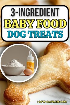 If you need a fast and healthy snack for your pup, our baby food dog treats recipe is the perfect solution! Made with baby food, oat flour, and eggs, these 3-ingredient dog treats are packed with nutrition and incredibly easy to make. Whether you’re looking for a quick snack or a training reward, these simple dog treats are sure to become a favorite. Discover how to create these easy dog treats with baby food now! Dog Treats With Baby Food, Baby Food Dog Treats, Simple Dog Treats, Dog Treats Homemade Pumpkin, 3 Ingredient Dog Treats, Christmas Dog Treats, Apple And Peanut Butter