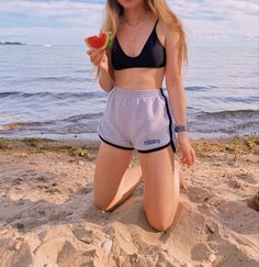 Summer beach outfit Summer Beach Outfit, Beach Outfit, Summer Beach, High Waisted