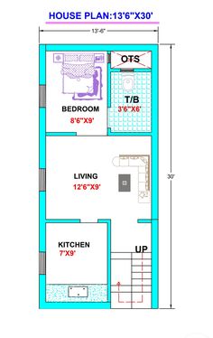 the floor plan for a house in india