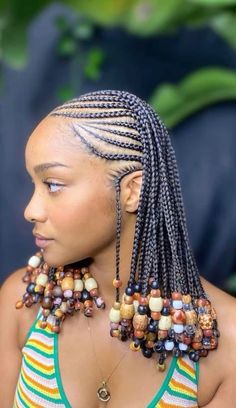 The label of being unsophisticated is frequently linked not just to people’s backgrounds but also to their appearanceAnd as they saythe devil is in the detailsEven a meticulously planned look can be ruined by a minor detailsuch as a misplaced hairpin or a poorly executed ponytailAdvertisement Dijbi discovered which hairstyles... Fulani Cornrows With Beads, Long Cornrows With Beads, Conrows Lines And Braids With Beads, Twist Braids With Beads, Short Cornrows With Beads, Hair Beads Hairstyles, Short Fulani Braids With Beads, Cornrow With Beads, Trendy Cornrow Hairstyles