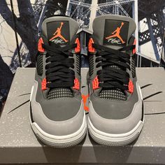 Air Jordan 4 Infrared Retro Dh6927-061 Sneakers. Nib, Size 11.5, Msrp $350.00-$510.66 At Amazon And Select Online Retailers. Brand New, Never Worn, Only Out Of Box For Pictures And Display Purposes. Follow Like Share Buy! Thanks For Looking! Modern Air Jordan 4 High-top For Sports, Modern High-top Air Jordan 4 For Sports, Air Jordan 4 High-top Gray Shoes With Branded Insole, Gray High-top Air Jordan 4 With Branded Insole, Gray Low-top Air Jordan 4 For Sports, Modern Air Jordan 4 Low-top For Sports, Modern Low-top Air Jordan 4 Sports Shoes, Modern Low-top Air Jordan 4 For Sports, Modern Low-top Air Jordan 4