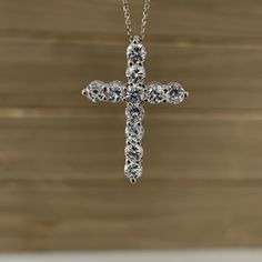 🐕 Big deals! Gold Religious Necklace, Diamond Cross Necklace, Moissanite Cross, Gold Cross Pendant, 14K Gold Pendant, Eternity Cross Necklace, #4774 only at $517.00 Hurry. #ReligiousNecklace #ReligiousGift #NecklaceForWomen #CrossNecklace #WhiteGold #GoldCrossPendant #DiamondCross #14kGoldPendant #CommunionGift #EternityCross Formal Cross Pendant Diamond Necklace In Cubic Zirconia, Formal Cubic Zirconia Diamond Necklace With Cross Pendant, Cubic Zirconia Brilliant Cut Cross Pendant Necklace, Diamond White Cross Pendant Necklace With Prong Setting, Brilliant Cut Cubic Zirconia Cross Pendant Necklaces, Diamond White Cubic Zirconia Cross Pendant, Diamond Cross Necklace With Prong Setting, Classic Vvs Clarity Diamond Cross Pendant Necklace, Diamond Cross Pendant With Vvs Clarity