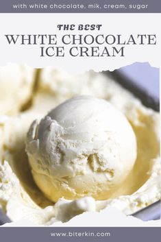 the best white chocolate ice cream