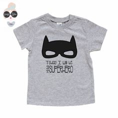 Your trendy little one will play in style with this playful and funny t-shirt created just for him. Featuring the phrase, “TODAY I WILL BE MY OWN SUPERHERO” your little one will be stylish in one of our cozy tees. This grey graphic tee will surely be the life of the party. Whether you are dressing your baby for a big family party or simply having an intimate celebration at home, this adorable tee will make your day.Each cozy tee is super soft! We use top quality, durable and crack resistant heat Back To School Clothes, Trendy Family, Trendy Kids Outfits, Kids Tees, Superhero Shirt, Boys Tops, Trendy Mom, School Clothes, Hudson Baby