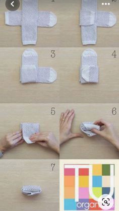 instructions to make an origami glove