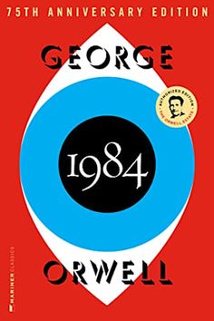 the cover of george orwell's book