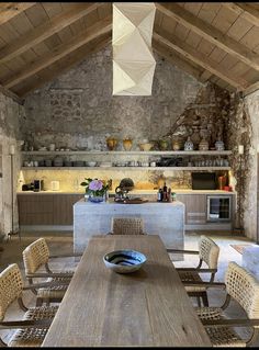 Stone Barn Conversion, Brick Wall Fireplace, Rural Kitchen, Fireplace Styling, Brick Fireplace Wall, Simple Fireplace, Black Brick Wall, Stone Walls Interior, Wall Fireplace