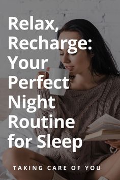 Can't sleep no matter what you try? A simple evening routine for women can help you wind down and relax before bed. Save this pin for the best night time routine tips to get a better night's rest.