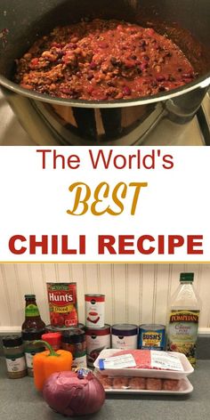 the best chili recipe with ingredients in it