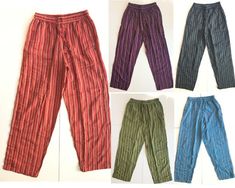 Holiday Trousers, Festival Trousers, Funky Pants, Cargo Hose, Winter Trousers, Striped Trousers, Hippie Pants, Beach Yoga, Pants Loose