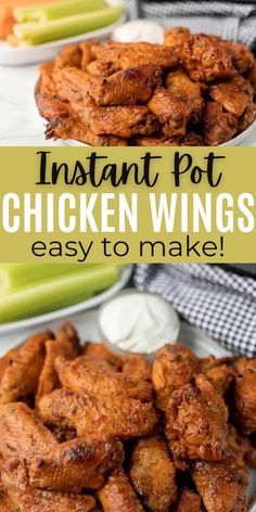 instant pot chicken wings recipe is easy to make and tastes just as good as it looks