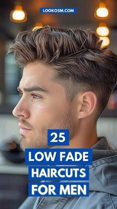 25 Low Fade Haircuts: Where Precision Meets Personality Different Types Of Taper Fades, Low Fade Haircut Mens Wavy Hair, Mens Haircut Undercut Fade, Low Taper Fade Undercut, Low Taper Comb Over, Low Taper Medium Hair, Mens Haircuts Fade Long On Top, Male Haircuts Straight Thick Hair, Low Fade Haircuts For Men