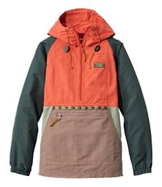 #LLBean: Women's Mountain Classic Anorak, Multi-Color Ll Bean Anorak Outfit, Llbean Outfit, Ll Bean Anorak, Women's Windbreaker, Winter Closet, Womens Windbreaker, Built To Last, Hippie Outfits, Adventure Awaits