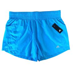 Adidas Women's Woven Golf Shorts W/ Pockets Lightweight Size Xl Sky Rush Lightweight Shorts That Wick Moisture Away From The Skin. Run Effortlessly In These Shorts Designed To Minimize Distractions And Enhance Freedom Of Movement. It Wicks Moisture Away From The Skin And Ensures Long-Lasting Comfort. Drawcord Waistband Ensures An Adjustable Fit. * Regular Fit. * Elastic Waist With Drawcord. * Elastic Waist. * Viscose French Terry. * Inner Brief. * Side Pockets. * Reflective Details. * Style Code Spring Adidas Moisture-wicking Bottoms, Blue Sports Pants For Summer, Blue Activewear With Pockets And Short Legs, Blue Summer Activewear With Pockets, Sporty Blue Short Pants, Blue Sports Shorts With Pockets, Blue Activewear Shorts With Pockets, Adidas Moisture-wicking Shorts, Adidas Blue Athletic Shorts With Built-in Liner