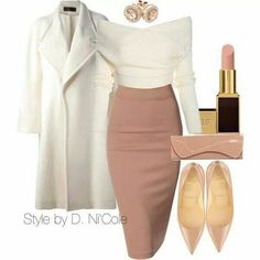 Reserve! Skirt Diy, Pink Pencil Skirt, Peplum Tops, Polyvore Outfits, Office Outfits, Victoria Beckham