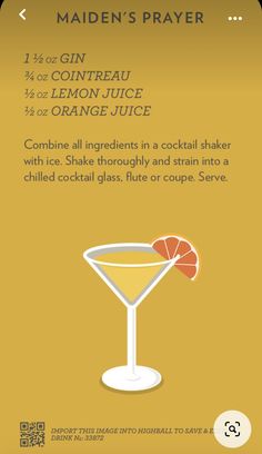 an advertisement for the orange juice is shown in this advertise, which features a cocktail