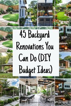 backyard renovations you can do diy budget ideas for the homeowner's